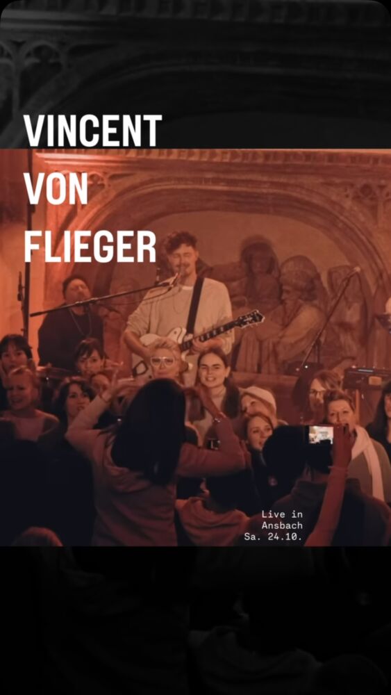 ‼️UPDATE: Das Konzert wurde auf Mittwoch, den 05.05.2027 verschoben! Bereits gekaufte Karten behalten die Gültigkeit. VINCENT VON FLIEGER …